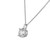 2.03 Carat  Lab Grown 14k White Gold Pendant Necklace
