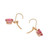 Peter Suchy 4.18 Carat Tourmaline Yellow Gold Dangle Earrings
