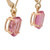Peter Suchy 4.18 Carat Tourmaline Yellow Gold Dangle Earrings