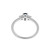 Peter Suchy .53 Carat Sapphire Diamond White Gold Three Stone Ring