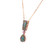 Peter Suchy 1.83 Carat Opal Sapphire Rose Gold Pendant Necklace