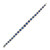 GIA Certified 19.56 Carat Oval Sapphire Square Diamond Platinum Bracelet