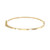 Peter Suchy .60 Carat Round Brilliant Cut Diamonds Gold Bangle Bracelet