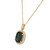 Peter Suchy GIA Certified 2.64 Carat Sapphire Diamond Halo Pendant Necklace