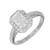 Peter Suchy IGI Certified 1.13 Lab Grown Diamond White Gold Engagement Ring