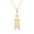 Tiffany & Co Yellow Gold Fringe Tower Drop Pendant Necklace