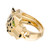 Cartier Tsavorite Onyx Yellow Gold Panther Cocktail Ring