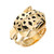 Cartier Tsavorite Onyx Yellow Gold Panther Cocktail Ring