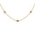 1.32 Carat Diamond Yellow Gold By the Yard Necklace
