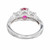 Peter Suchy GIA Certified 1.57 Carat Ruby Diamond Platinum Engagement Ring
