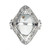 29.34 Carat Pale Blue Aquamarine Diamond Platinum Cocktail Ring