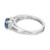 Peter Suchy 1.52 Carat Sapphire Diamond Platinum Three-Stone Engagement Ring