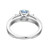 Peter Suchy 1.52 Carat Sapphire Diamond Platinum Three-Stone Engagement Ring
