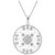 .90 Carat Diamond 14k White Gold Pendant Necklace