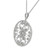 .90 Carat Diamond 14k White Gold Pendant Necklace