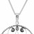 .90 Carat Diamond 14k White Gold Pendant Necklace
