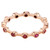 Sonia B 1.10 Carat Ruby Rose Gold Eternity Wedding Band Ring