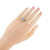 Peter Suchy 1.23 Carat Diamond Octagonal Halo Platinum Engagement Ring
