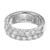 1.70 Carat Diamond Two Row Platinum Wedding Band Ring