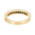 .94 Carat Sapphire Gold Wedding Band Ring