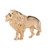 Emerald Lion Emerald 14k Yellow Gold Brooch