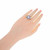 GIA Certified 1.29 Carat Calibre Sapphire Diamond Platinum Domed Engagement Ring
