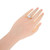 Vintage 1.69ct 1930s Transitional Cut 14k White Gold Diamond Baguette Sides Ring