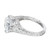 Peter Suchy GIA Certified 4.10 Carat Diamond Platinum Engagement Ring