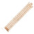 Mid-Century 18k Rose Gold Wide Bracelet