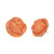 GIA Certified Untreated Carved Coral Yellow Gold Flower Earrings