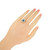 Peter Suchy GIA 3.20 Carat Sapphire Diamond Platinum Halo Engagement Ring