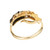 Carrara Y Carrara .1 Carat Diamond Yellow Gold Horse Head Ring