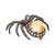 7.00 Carat Citrine Ruby Diamond Silver Spider Brooch Pendant