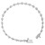 .90 Carat Round Diamond Bezel Set 14k White Gold Tennis Bracelet