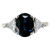 Vintage Engagement Ring 2.53ct Royal Blue Sapphire 14k Diamond Ring