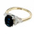 Vintage Engagement Ring 2.53ct Royal Blue Sapphire 14k Diamond Ring