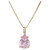 Peter Suchy 3.93 Carat Tourmaline Diamond Yellow Gold Pendant Necklace