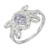 Estate 14k Yellow Gold Marquise Ruby & Marquise Diamond Swirl Design Ring