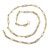 14k Yellow Gold Paper Clip Link Necklace