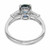 GIA 2.41 Carat Green Blue Oval Sapphire Diamond Platinum Engagement Ring