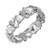 Fred Leighton 2.70 Carat Diamond 18k White Gold Eternity Wedding Band Ring