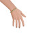 1.20 Carat Emerald Diamond Bar Set Yellow Gold Hinged Bangle Bracelet