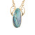 Peter Suchy Oval Australian Boulder Opal Yellow Gold Pendant Necklace
