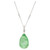 GIA Certified 70.00 Carat Tear Drop Emerald Diamond Platinum Pendant Necklace