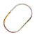 23.00 Carat Multi Color Gemstone 18k Yellow Gold Necklace
