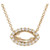 Peter Suchy 1.51 Carat Marquise Shape Moonstone Diamond Halo Pendant Necklace