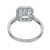 Peter Suchy 1.80 Carat Aquamarine  Diamond White Gold Engagement Ring