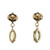 Peter Suchy .73 Carat Tsavorite Garnet Diamond Yellow Gold Dangle Earrings