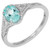 Peter Suchy GIA Certified .71 Carat Tourmaline Diamond Gold Engagement Ring
