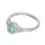 Peter Suchy GIA Certified .71 Carat Tourmaline Diamond Gold Engagement Ring